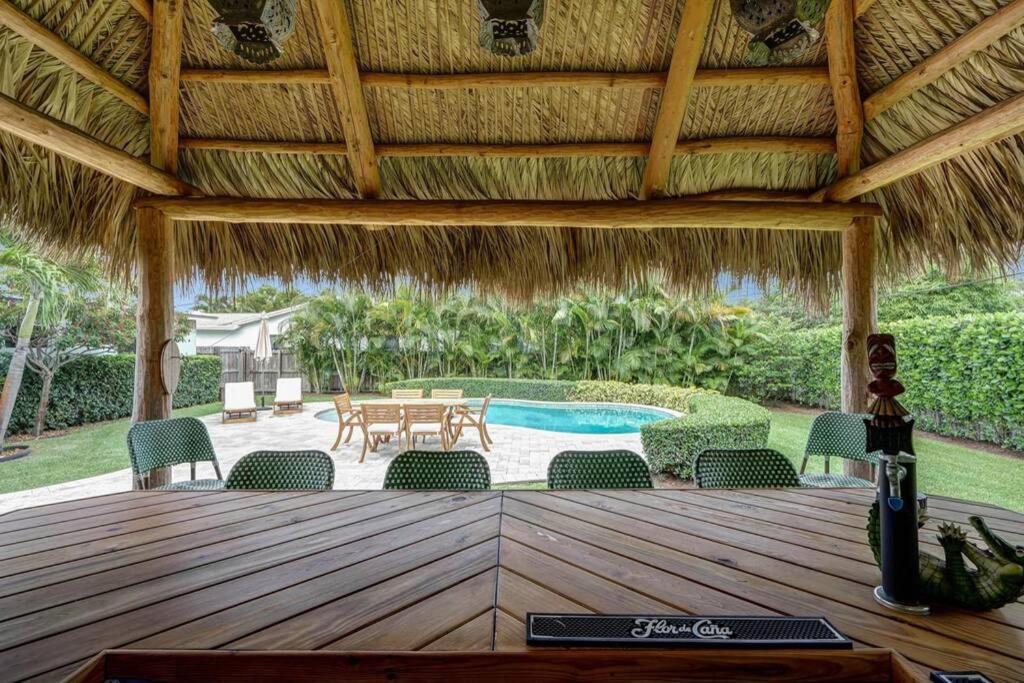 Tipsy Tiki Paradise - A Fl Tropical Heated Pool Retreat Villa Fort Lauderdale Exteriör bild